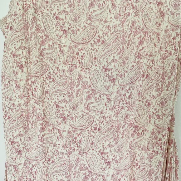 NWT Pink Lily Better Get Going Pink Paisley Wrap Mini Dress - Picture 9 of 12